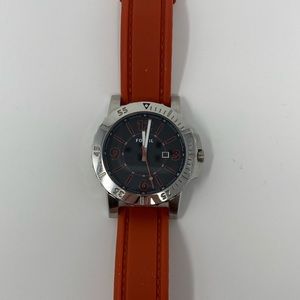 Fossil Watch Orange Band with Original Box